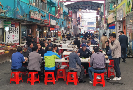 홍성상설시장 고기 굽는 날 이미지
