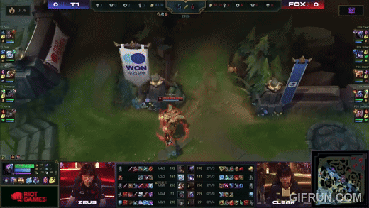 지난해 2월 28일 진행된 2024 LCK 스프링 스플릿 T1과 FOX 경기가 디도스 공격을 받고 있다./ LCK 공식 유튜브 캡처