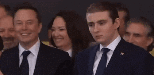 트럼프 대통령이 취임 연설에서 화성 탐사를 언급하자 일론 머스크가 환호하고 있다. / 출처 = X(옛 트위터)