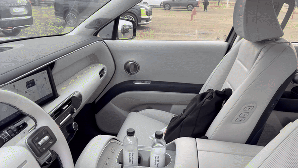 디 올 뉴 팰리세이드 7인승 차량 내부./영상=백유진 기자 byj@