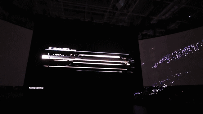 22일(현지시간) 미국 캘리포니아주 새너제이에 위치한 SAP센터에서 열린 '갤럭시 언팩 2025' 행사에서 '갤럭시S25엣지'가 공개됐다.