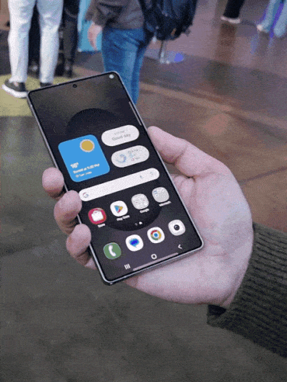 갤럭시 S25 울트라에게 토트넘 경기를 검색해서 일정에 등록해 달라고 명령하는 모습. /사진=배한님 기자