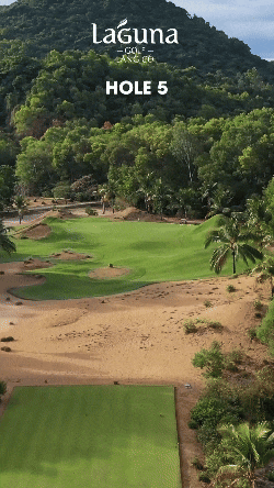 라구나 랑코 골프 코스의 5번홀.
