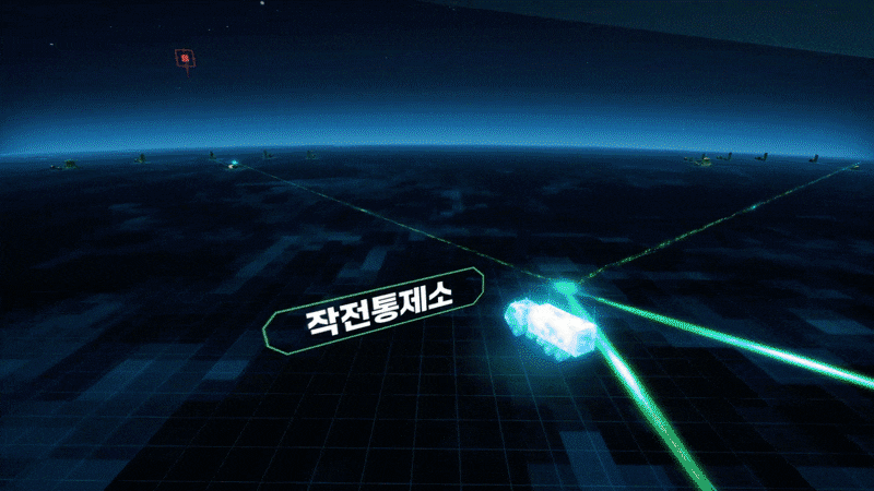 장거리 지대공 유도무기 L-SAM 운용 개념. / 국방부 유튜브 캡처