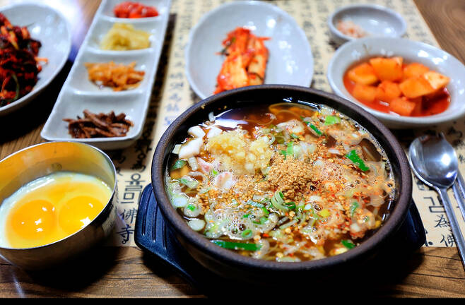 콩나물 라면