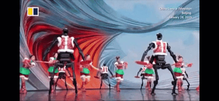 중국 관영방송의 춘제(春節·중국의 설) 갈라쇼 프로그램에서 휴머노이드 로봇이 군무를 선보여 전세계인들의 이목을 끌었다. 홍콩 사우스차이나모닝포스트(SCMP)·매경DB
