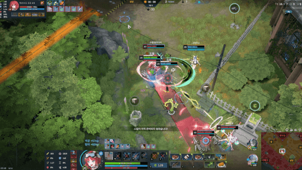 - 지속적으로 위치를 변경하면서 딜각을 잡기 수월한 실험체입니다