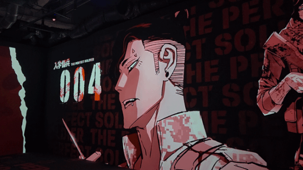 '입학용병' 팝업스토어 미디어존 화면 ⓒ 뉴스1 손엄지 기자