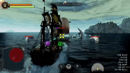 '용과 같이8 외전' 거대 오징어 전투 장면.