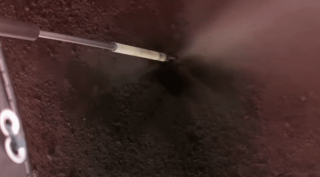 달 표면을 드릴로 뚫는 블루 고스트 영상의 일부. Firefly Aerospace