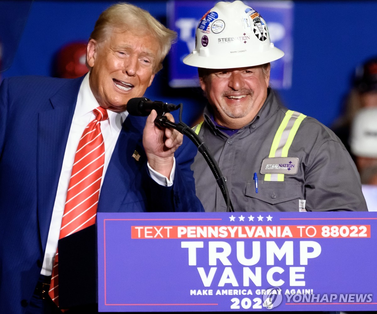 철강 및 알루미늄 관세 강행한 트럼프 미국 대통령 [UPI 연합뉴스 자료사진. 재판매 및 DB 금지]