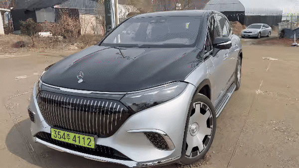 메르세데스-마이바흐 EQS SUV./영상=백유진 기자 byj@