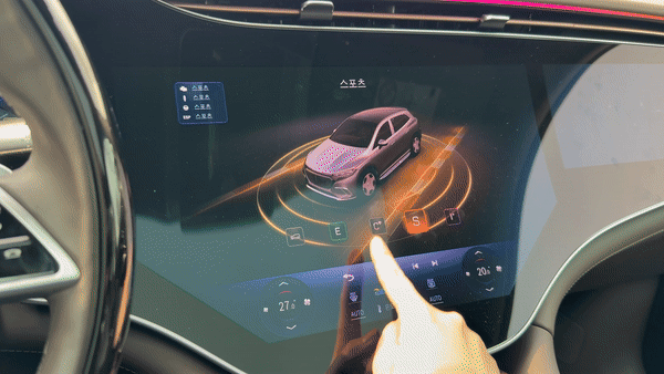 메르세데스-마이바흐 모델에는 컴포트 주행 모드를 대신해 마이바흐 주행 모드가 있다./영상=백유진 기자 byj@