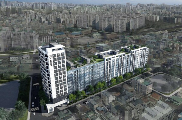 문정현대아파트 리모델링 조감도