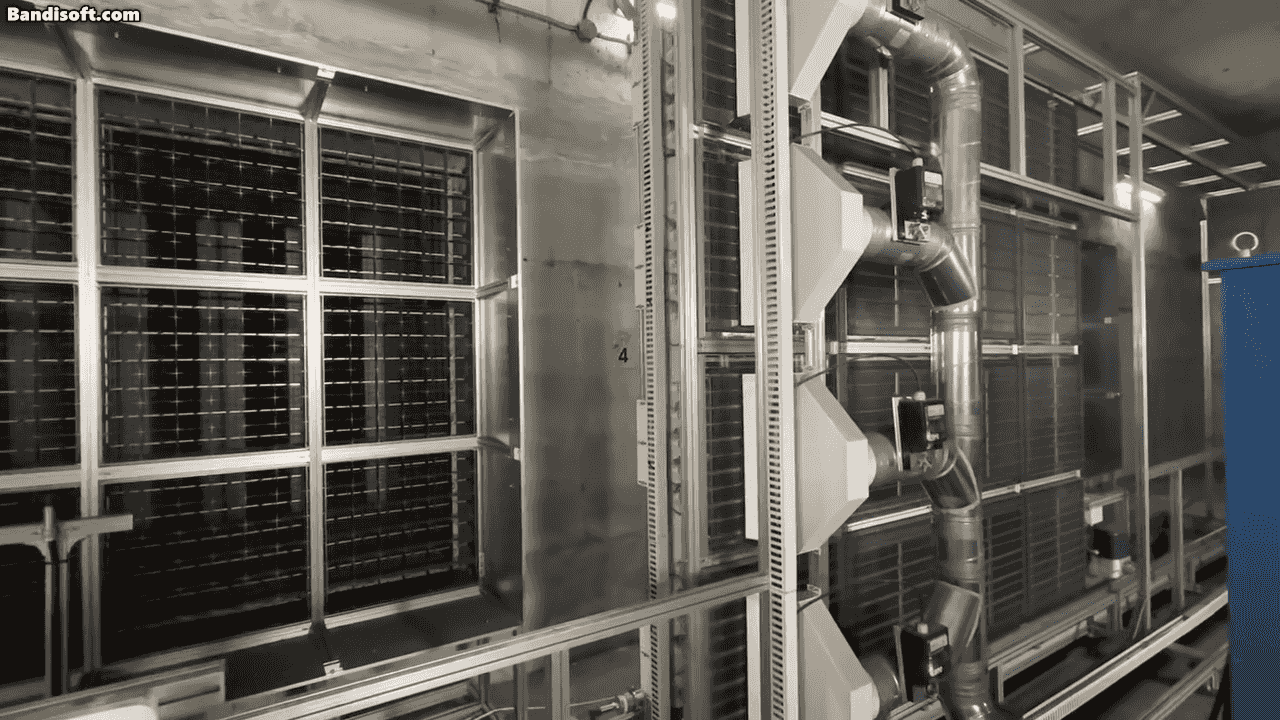 대전 서대전네거리역에 설치된 미세먼지 저감장치의 작동 모습./이호준 기자