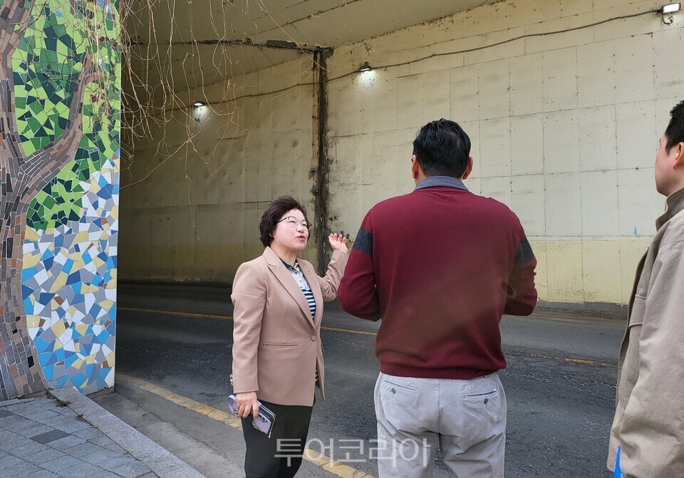 굴다리 이미지