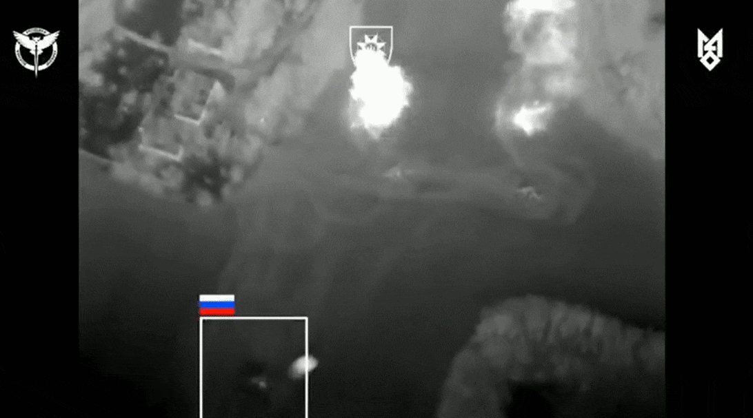 우크라이나 특수작전군(SOF)이 공개한 영상의 일부