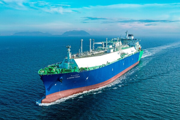 한화오션이 건조한 LNG 운반선