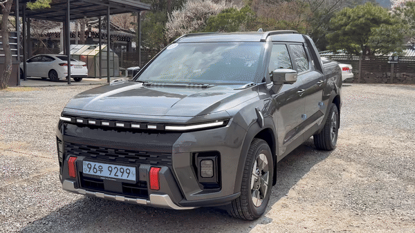 무쏘 EV 외관./영상=백유진 기자 byj@