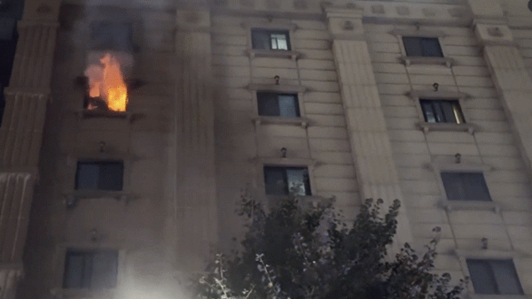 지난해 8월 경기 부천 호텔 화재. [사진 =부천시]