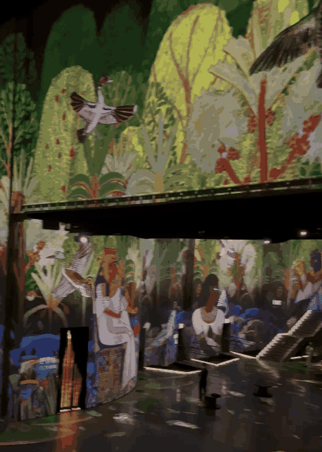 ‘파라오의 이집트, 빛으로 깨어난 고대 문명’展/사진=김지은 여행+ 기자