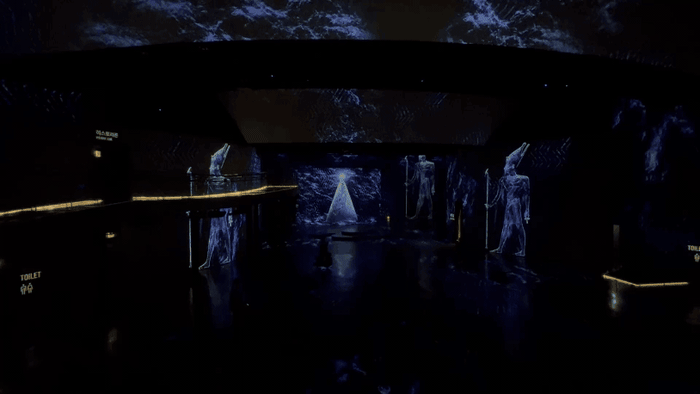 ‘파라오의 이집트, 빛으로 깨어난 고대 문명’展/사진=김지은 여행+ 기자