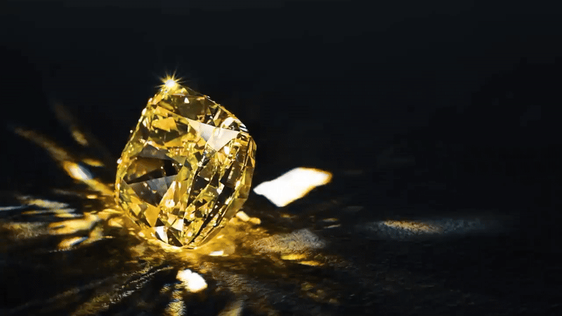 러시아 역사상 가장 큰 다이아몬드 ‘새로운 태양’. 출처=알로사 텔레그램