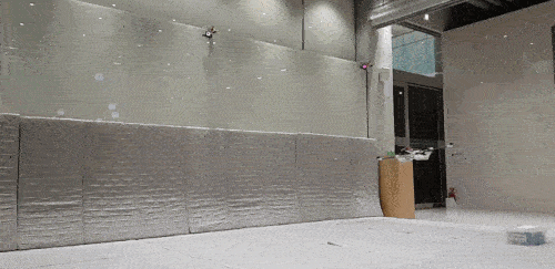 날다람쥐 드론이 막을 펼쳐 감속하는 모습 [한수희 교수팀 제공. 재판매 및 DB 금지]