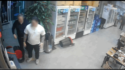 당시 난투극 상황.(인천지검 제공. 재배포 및 DB금지)2025.5.8/뉴스1