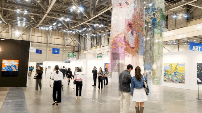 8일 부산 벡스코에서 개막한 '2025 아트부산' 전시 전경. *재판매 및 DB 금지