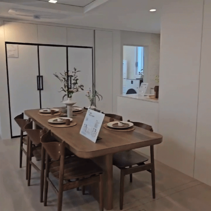 고척 푸르지오 힐스테이트 견본주택 내부 전용 84㎡A 타입 내부 [동영상=이효정 기자 ]