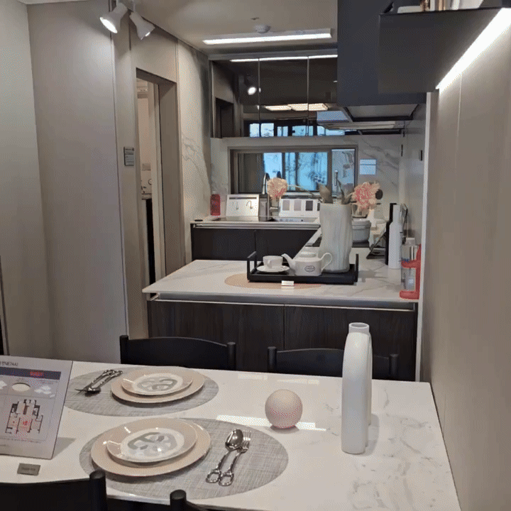 힐스테이트 메디알레 견본주택 내 전용 74㎡ 전경 동영상 2025.05.09 [동영상=이효정 기자 ]