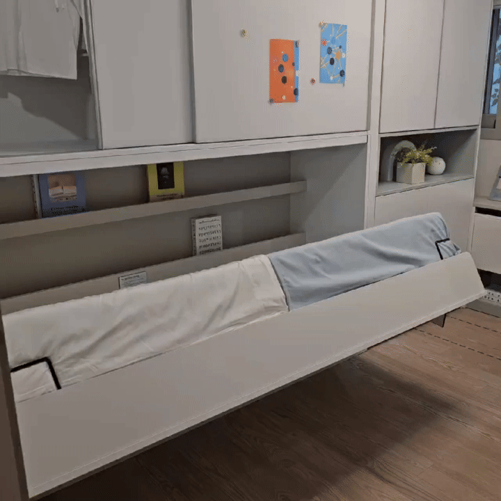 힐스테이트 메디알레 견본주택 내 전용 74㎡ 유니트에는 현대건설이 리바트와 협업해 내놓은 '자녀 맞춤 공간 컬렉션' 유상옵션을 적용한 가구를 전시해놨다. 2025.05.09 [동영상=이효정 기자 ]