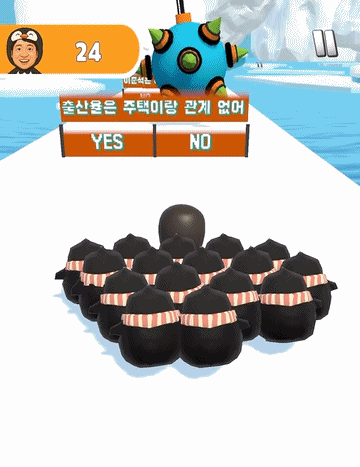 '퍼스트펭귄 이준석게임' 플레이 영상.