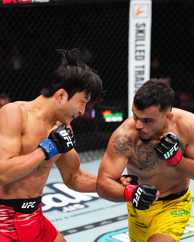 인종차별 조롱당한 UFC 이정영, 경기도 졌다