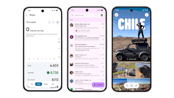 새롭게 바뀐 머터리얼3 익스프레시브 (사진=구글)