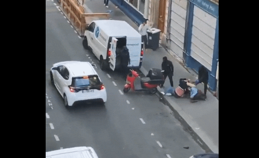 납치사건 당시 모습을 촬영한 영상 일부