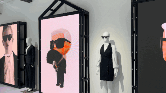 칼 라거펠트 팝업스토어 (사진=지디넷코리아)