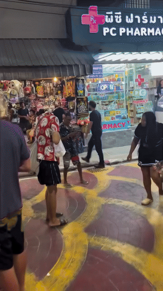 태국 푸껫의 한 거리에서 한 여성이 지나가던 남성의 머리에서 바퀴벌레를 털어주려고 하다가 오히려 항의를 받았다. 바퀴벌레는 남성이 키우는 반려동물이었기 때문이다. 페이스북 캡처