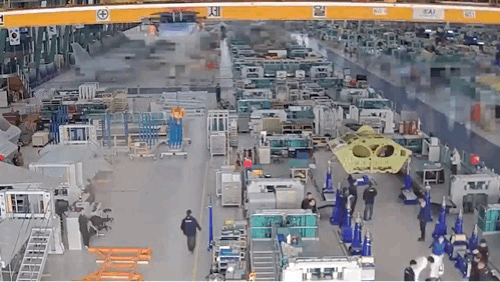 한국형 초음속 전투기인 KF-21의 최종조립 모습을 압축한 영상. / 영상=방위사업청