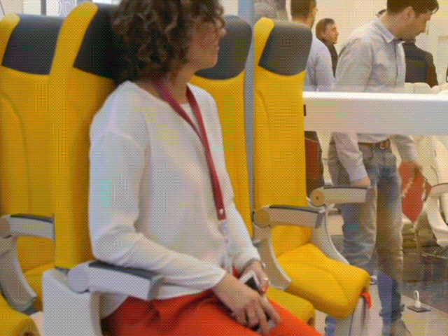 유럽의 대표적인 저가 항공사 라이언에어의 마이클 오리어리 최고경영자(CEO)는 2012년부터 입석 좌석 도입을 지지해 왔으며, 이탈리아 제조업체 아비오인테리어스는 2018년 비행기 입석 좌석 '스카이라이더 2.0'을 선보였다. 좌석 설계자는 "비행기 내의 공간을 최대한으로 활용할 수 있도록 만든 혁신적인 좌석"이라며 "보통 일반석보다 무게가 50% 적게 나가는 데다가 승객 수는 20%나 늘릴 수 있다"고 설명했다. 아비오인테리어스