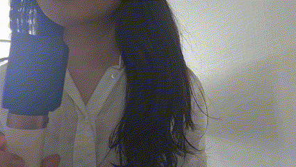 패스트 드라이어 배럴을 사용한 '에어랩 코안다 2X 멀티 스타일러 앤 드라이어(코안다 투엑스)' 제품의 바람 세기. 박준이 기자.