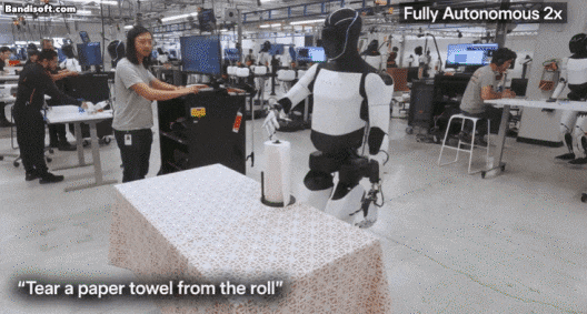 테슬라 휴머노이드 로봇 옵티머스가 가사를 수행하는 모습. / 엑스(X)