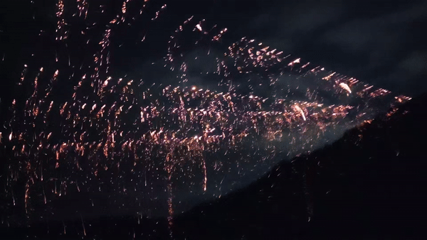 경북 안동 하회마을에서 2023년 7월 진행된 선유줄불놀이 공연. 김현수 기자