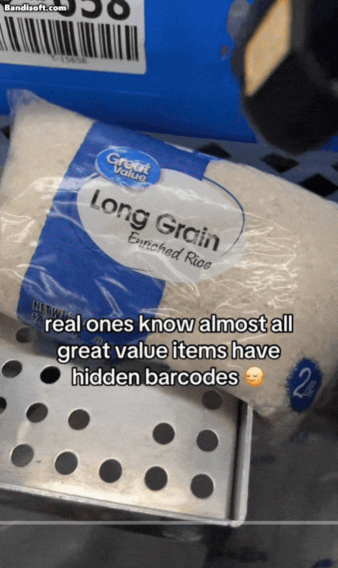 세계 최대 소매업체 월마트 매장 셀프계산대에서 절도 사건이 기승을 부리자 바코드가 그려진 위치에 스캐너를 갖다 대지 않고도 상품을 인식할 수 있는 기술을 도입했다. [틱톡 캡처]