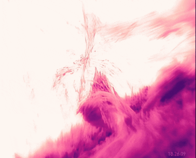 태양 홍염이 자기장에 따라 춤추는 모습 (출처=Schmidt et al./NJIT/NSO/AURA/NSF)