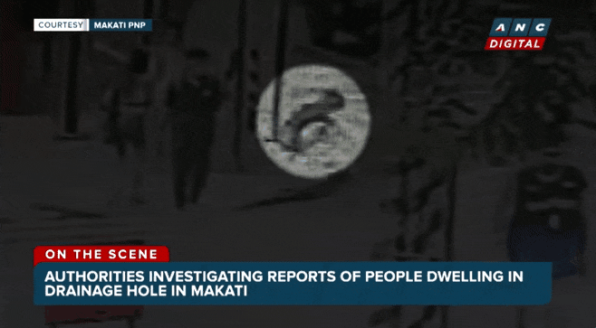 현지 경찰은 로즈가 기어 나온 하수구가 다른 노숙인들도 자주 이용하는 통로라는 사실을 확인했다. 영상 속 사람은 로즈가 아닌 다른 노숙인. 현지 뉴스 영상 캡처