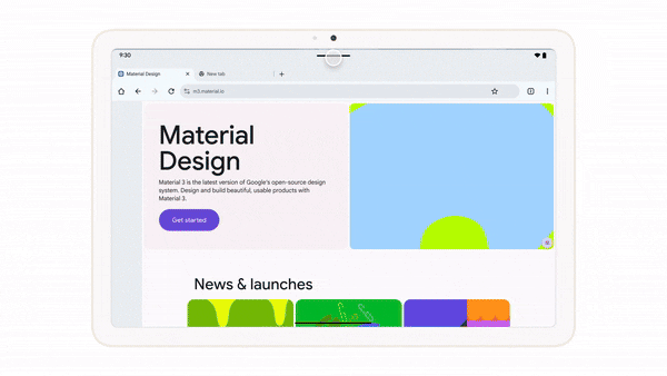 구글이 안드로이드16에서 새롭게 선보이는 머터리얼 3 디자인 (출처=구글)