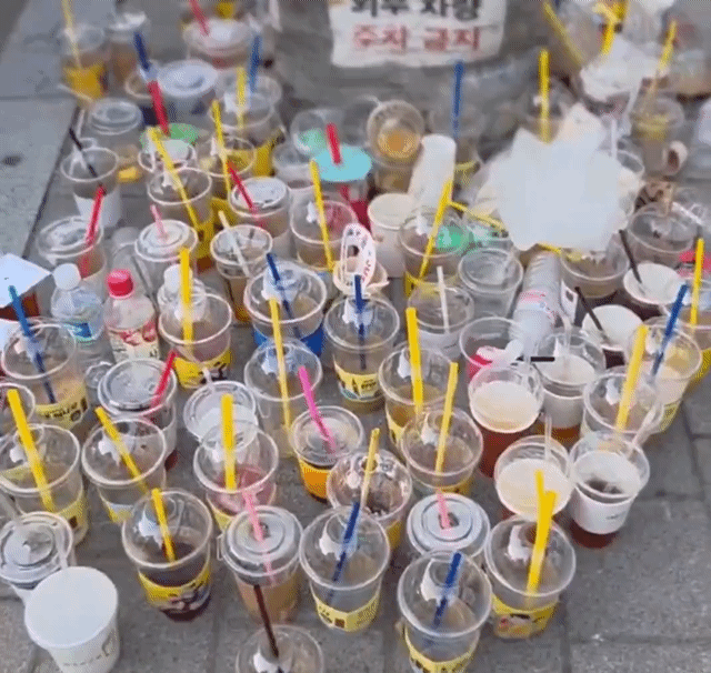 지난 6일 엑스(X·옛 트위터)에 '공휴일의 성수'라는 제목과 함께 게시된 영상. /영상=엑스 캡처