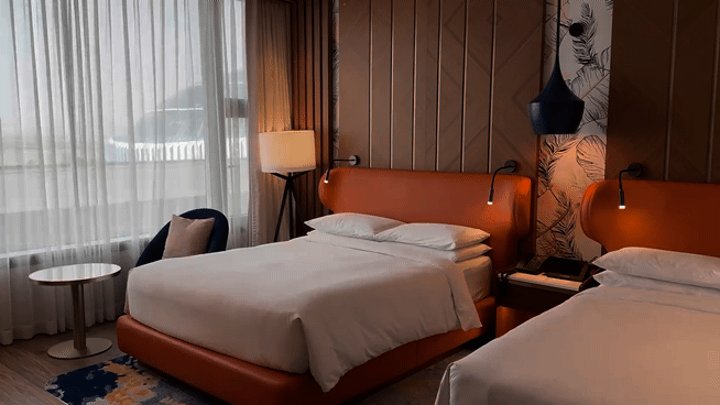 인스파이어 패밀리 디럭스 객실./사진=윤서영 기자 sy@